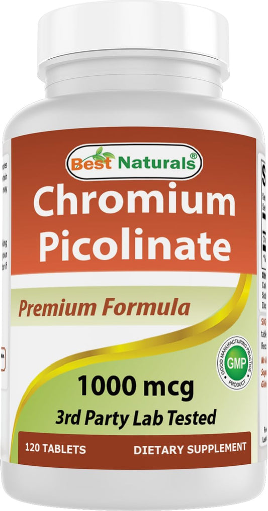 Chromium Picolinate 1000 Mcg 120 Tablets