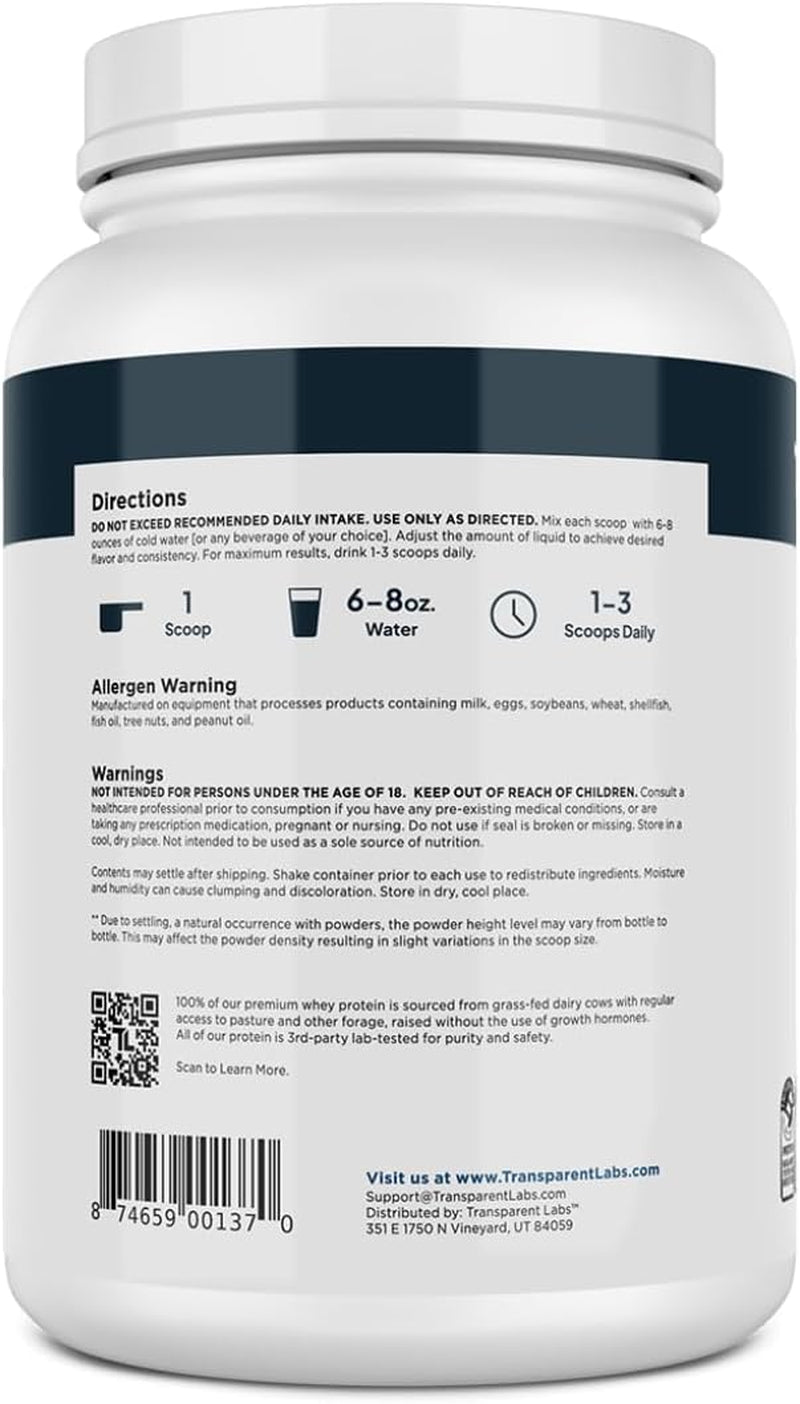 Grass-Fed Whey Protein Isolate - Naturally Flavored, Gluten Free Whey Protein Powder with 28G of Protein per Serving & 9 Amino Acids - 30 Servings, French Vanilla