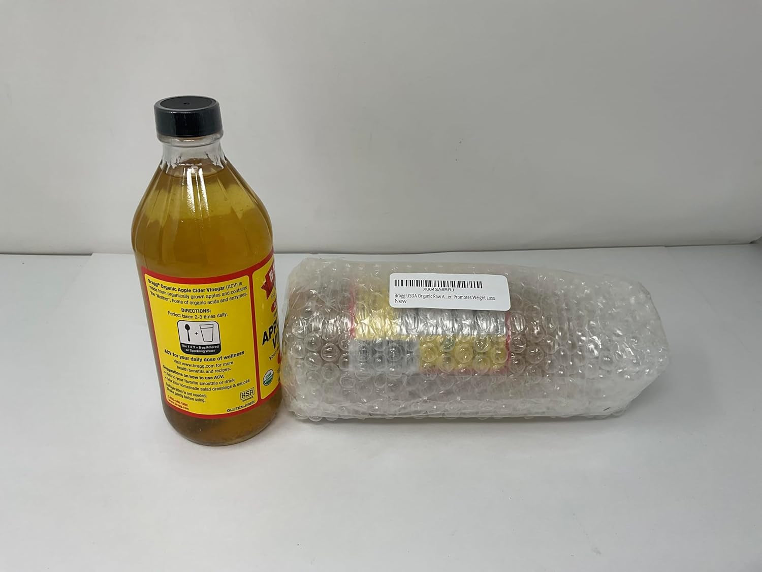 USDA Organic Raw Apple Cider Vinegar, with the Mother 16 Ounces Natural Cleanser, Promotes Weight Loss