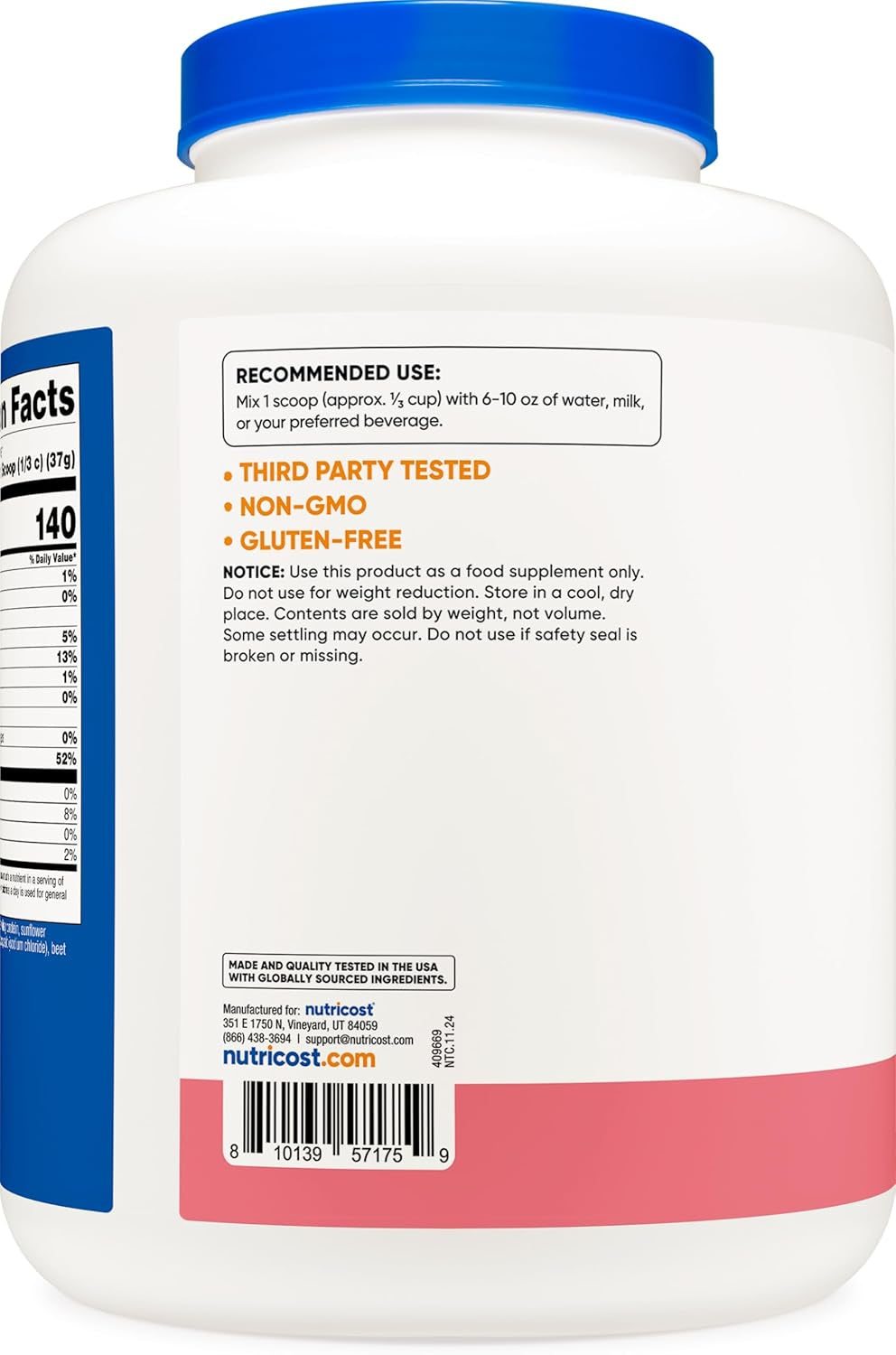 Whey Protein Isolate (Strawberry Milkshake) 5LBS