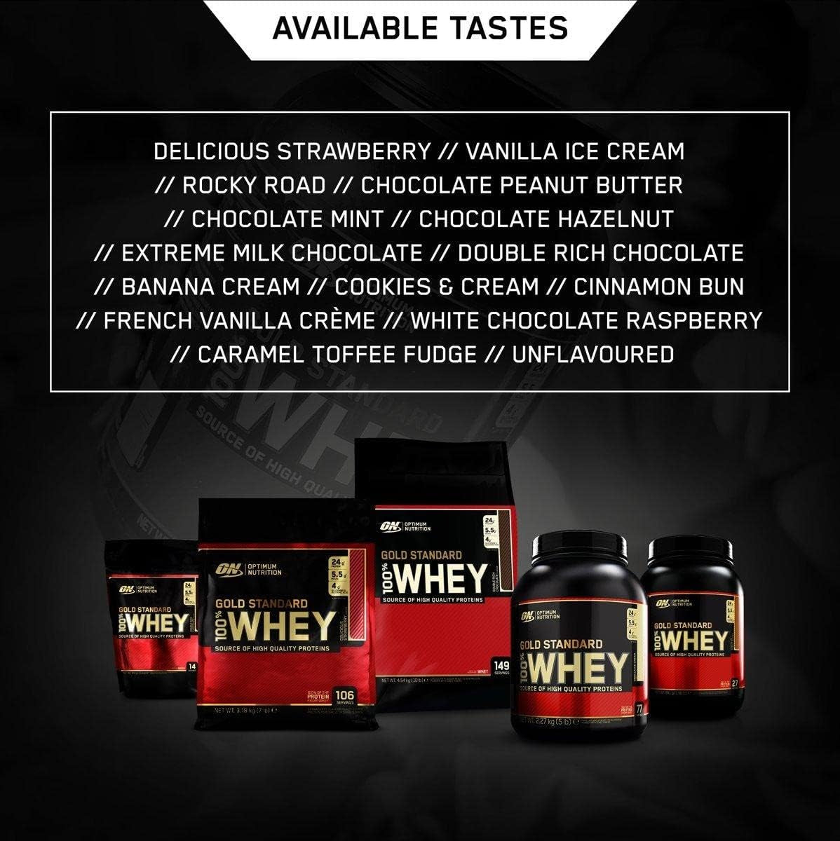 100% Whey Gold Standard, Double Rich Chocolate, 5 Pound