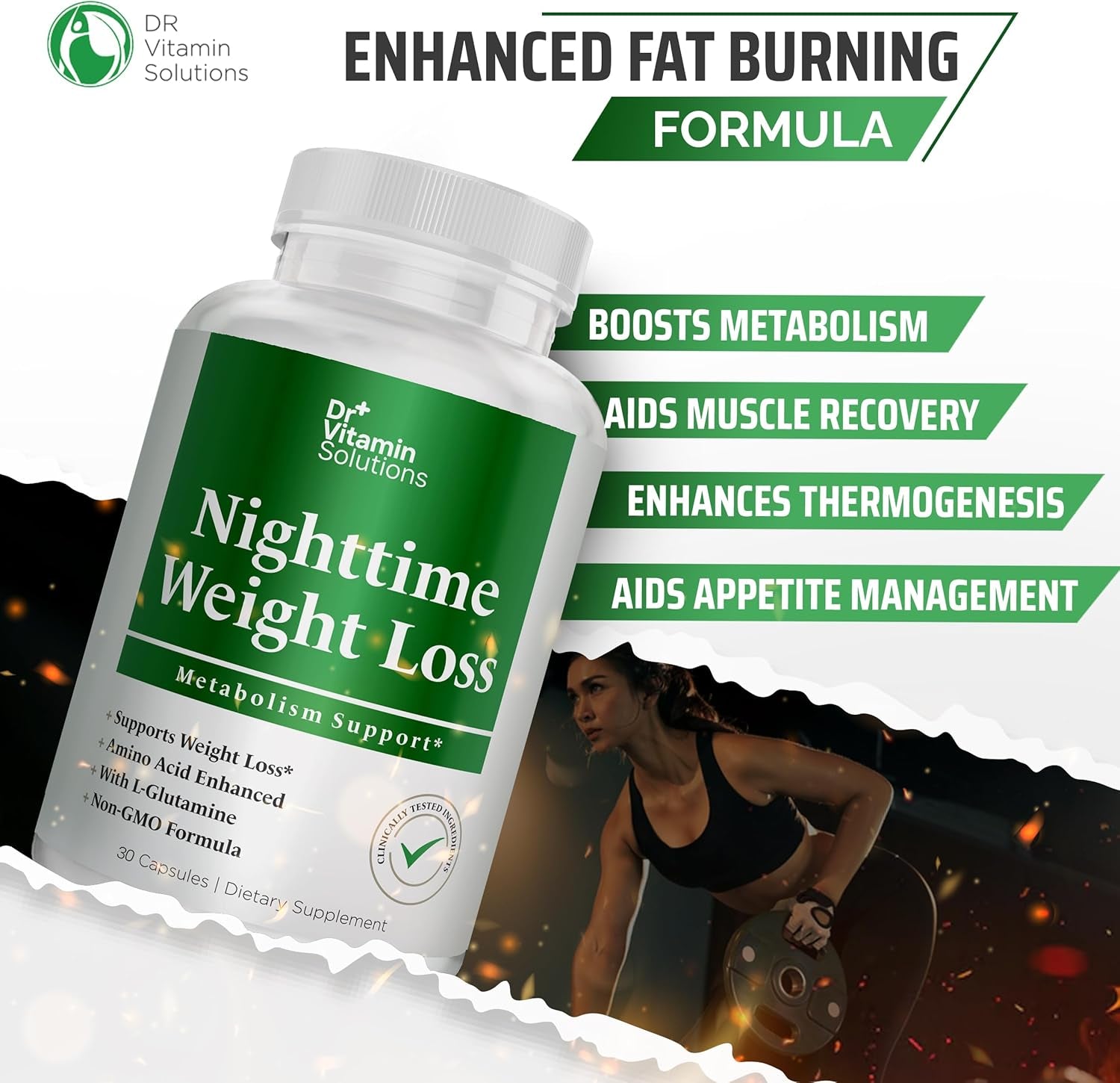 Nighttime Fat Burner Supplements - Appetite Suppressants for Weight Loss - Night-Time Fat Burner for Women and Men Supporting Sleep & Relaxation - Weight Loss Pills - 30