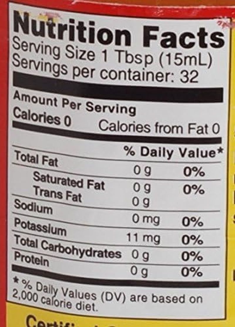 USDA Organic Raw Apple Cider Vinegar, with the Mother 16 Ounces Natural Cleanser, Promotes Weight Loss