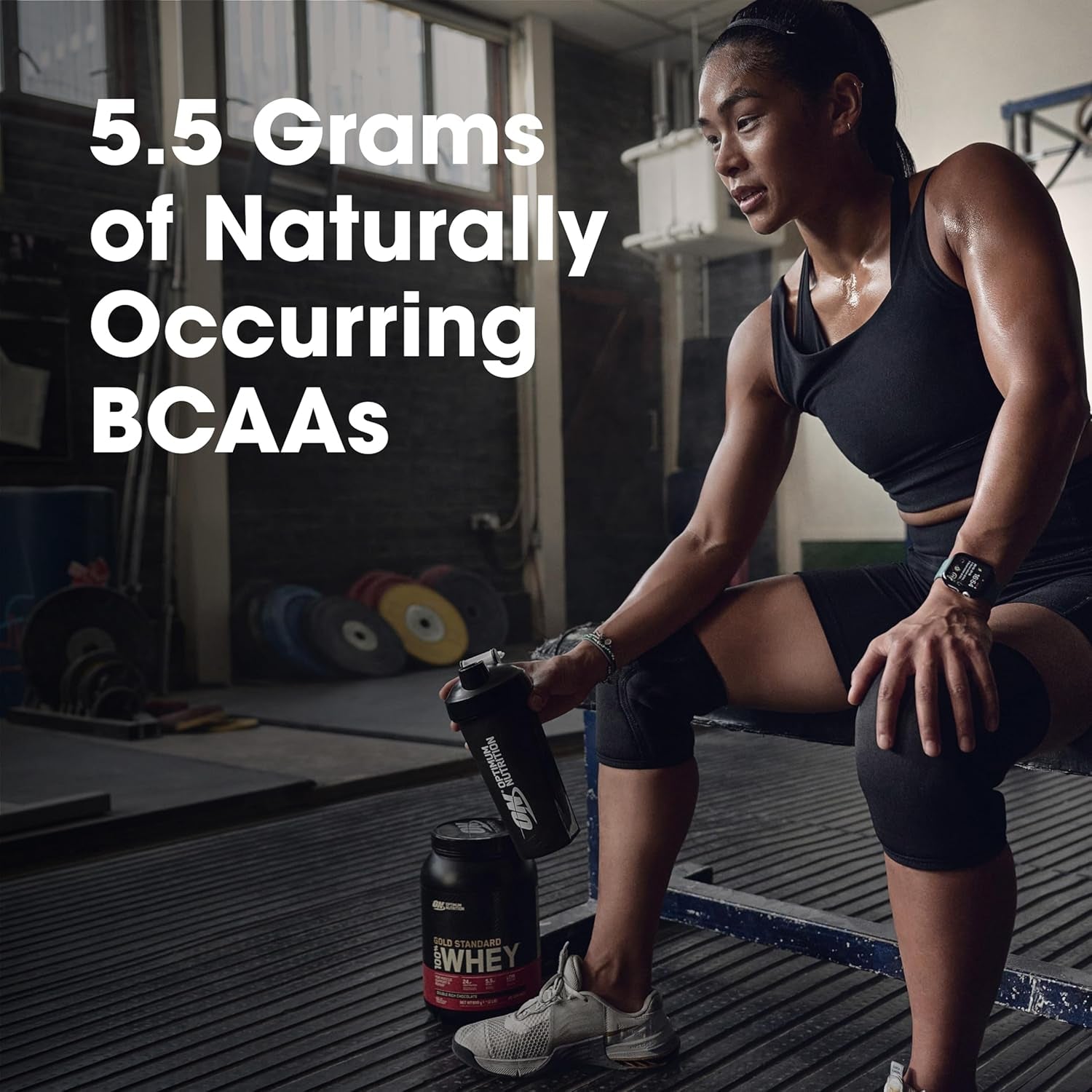 100% Gold Standard Whey Protein Powder - Protein Powder with a Blend of Hydrolyzed, Isolate & Whey - for Muscle Recovery - S'Mores, 5.64 Lb (80 Servings)