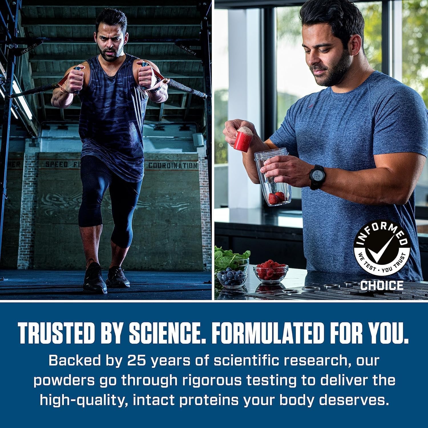 Elite 100% Whey Protein Powder, Cookies & Cream, 25G of Protein, 5.5G Bcaas, Less than 140 Cal., Gluten Free, 2G Carb, 2G Sugar, 3G Fat (63 Servings)