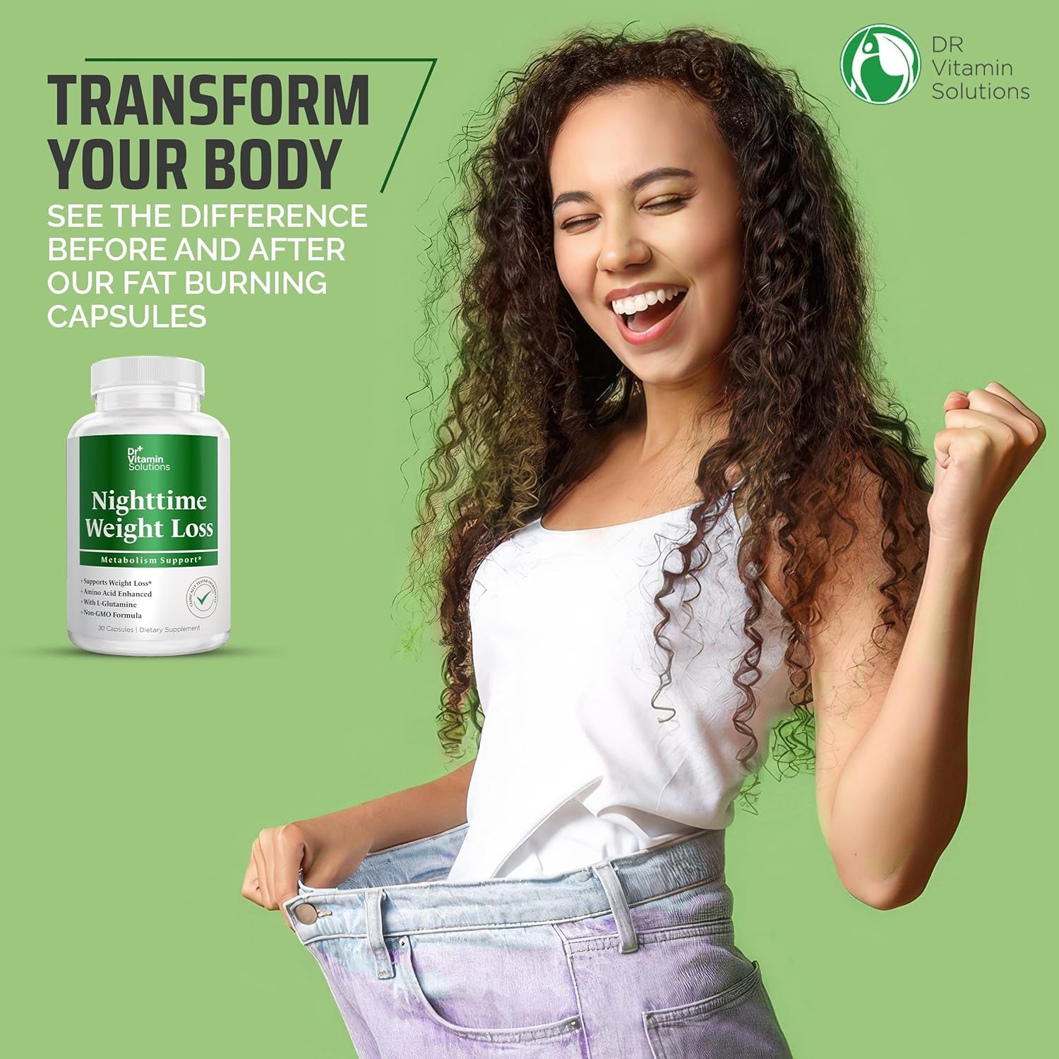 Nighttime Fat Burner Supplements - Appetite Suppressants for Weight Loss - Night-Time Fat Burner for Women and Men Supporting Sleep & Relaxation - Weight Loss Pills - 30