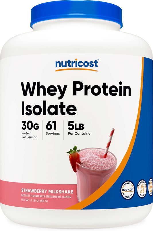Whey Protein Isolate (Strawberry Milkshake) 5LBS