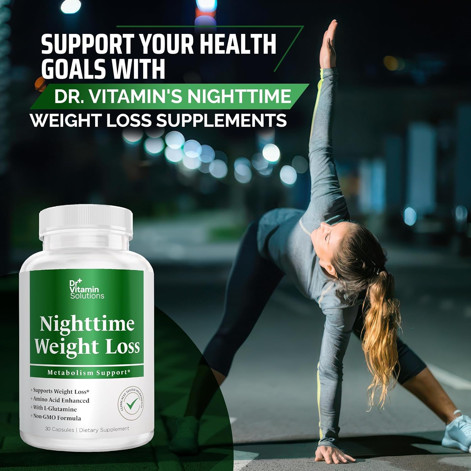 Nighttime Fat Burner Supplements - Appetite Suppressants for Weight Loss - Night-Time Fat Burner for Women and Men Supporting Sleep & Relaxation - Weight Loss Pills - 30