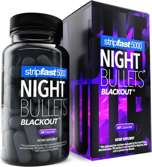 Night Bullet Capsules for Women and Men - 60 Count