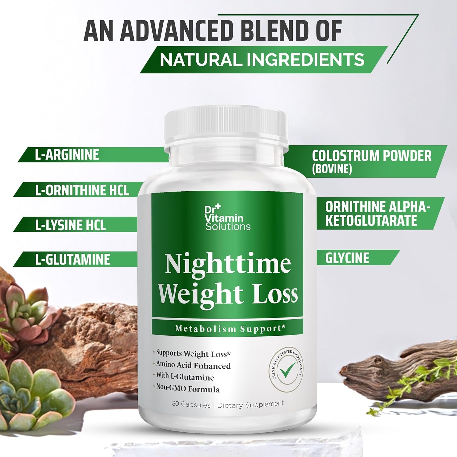 Nighttime Fat Burner Supplements - Appetite Suppressants for Weight Loss - Night-Time Fat Burner for Women and Men Supporting Sleep & Relaxation - Weight Loss Pills - 30