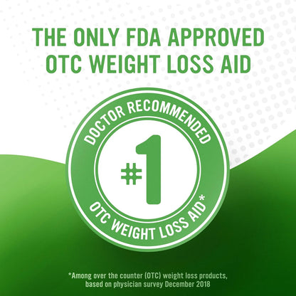 Weight Loss Diet Pills, Orlistat 60 Mg Capsules, Non Prescription Weight Loss Aid, 120 Count Refill Pack