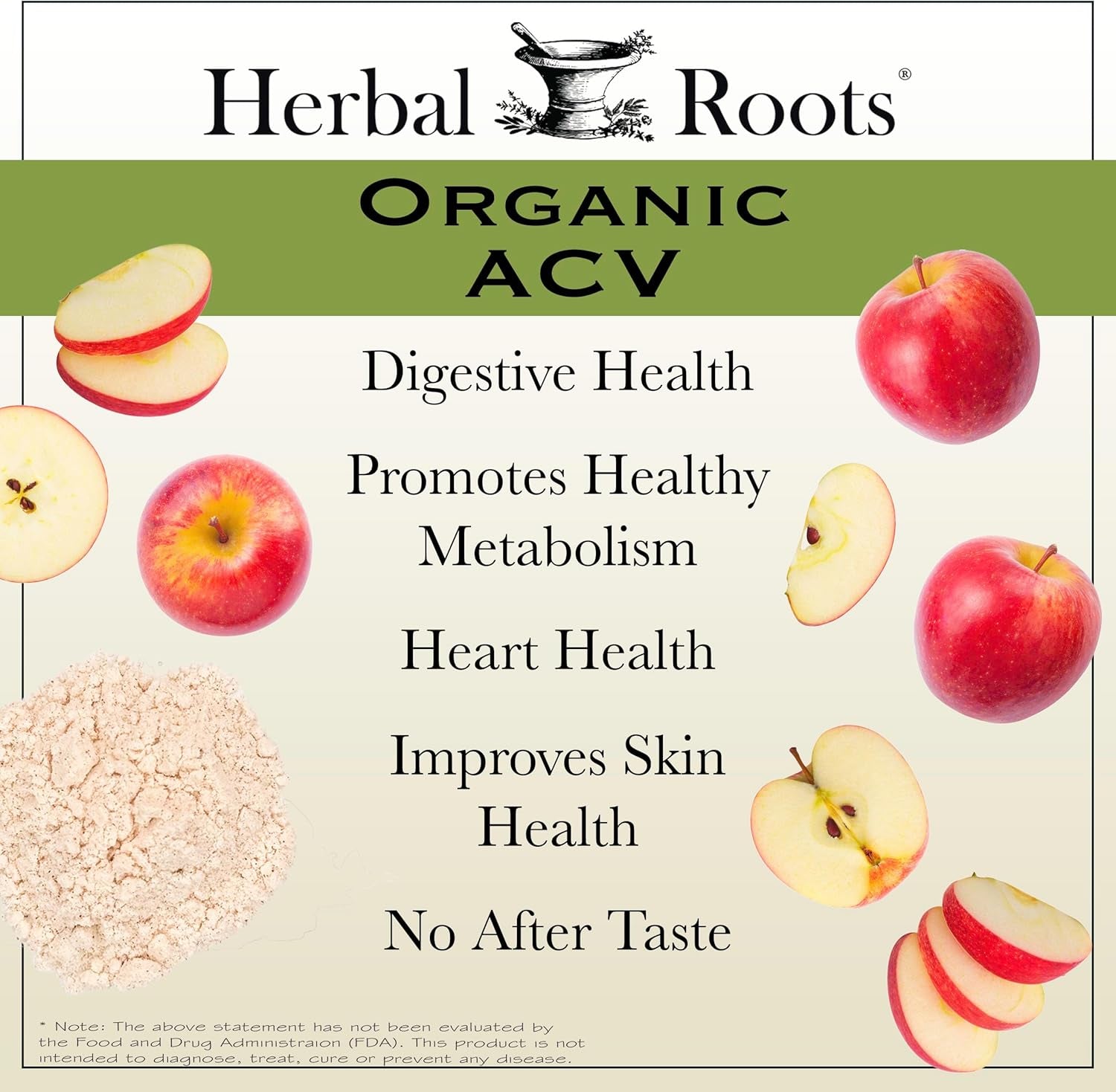 Organic Apple Cider Vinegar Capsules with Mother and Organic Cayenne | 650 Mg | 60 Vegan Capsules