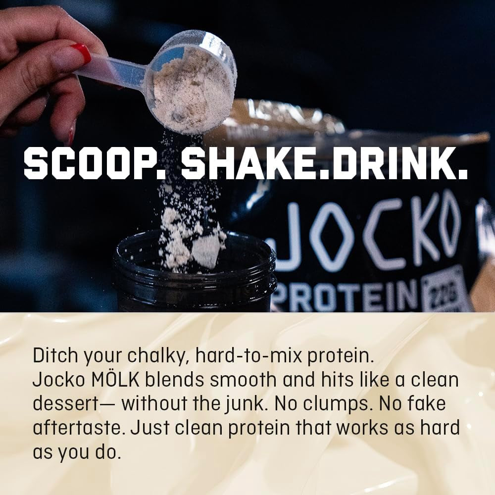 Mölk Whey Protein Powder 22G Low Sugar Monk Fruit Blend - Muscle Recovery & Growth, Packaging May Vary (26 Servings, Mint Chocolate)
